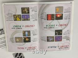 Super Nintendo Snes Game CHRONO TRIGGER US Authentic Box Calle Notices