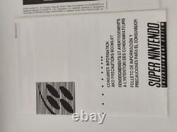 Super Nintendo Snes Game CHRONO TRIGGER US Authentic Box Calle Notices