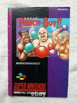 Super Nintendo Snes Game Super Punch Out Boxed Complete Manual Rare Retro Tested