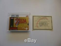 Super Nintendo Snes Legend Of Zelda Factory Sealed Ukg Graded 85 Near Mint