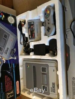 Super Nintendo Starwing Boxed Console Bundle Street fighter 2 Scope & GAMES SNES