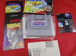 Super Nintendo Super Game Boy SNES Video Game withBox Complete