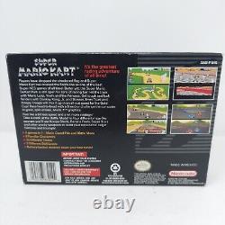 Super Nintendo Super Mario Kart Player's Choice SNES CIB Fully Complete
