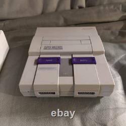Super Nintendo Super Mario Super Set SNES Console In Box With 7 Games TESTED