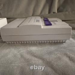 Super Nintendo Super Mario Super Set SNES Console In Box With 7 Games TESTED