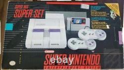 Super Nintendo Super Set SNES with 3 games