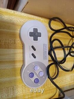 Super Nintendo System, 2 Remotes, Super Mario All Stars, Dk2, TESTED & WORKING
