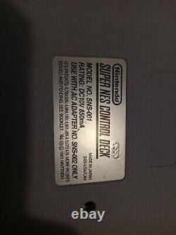 Super Nintendo System, 2 Remotes, Super Mario All Stars, Dk2, TESTED & WORKING