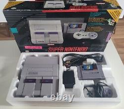 Super Nintendo System Complete In Box SNES WithMario Console Tested & Works