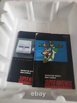 Super Nintendo System Complete In Box SNES WithMario Console Tested & Works