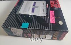 Super Nintendo System Complete In Box SNES WithMario Console Tested & Works