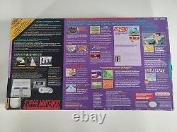 Super Nintendo System Complete In Box SNES WithMario Console Tested & Works