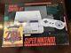 Super Nintendo System Console Complete With Box Snes #snz1 With Zelda Bundle