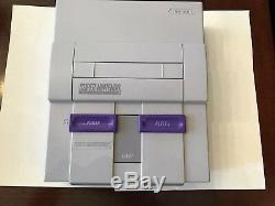 Super Nintendo System Console Complete with Box SNES #SNZ1 with Zelda Bundle