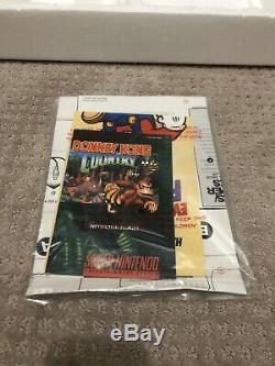 Super Nintendo System SNES Console Donkey Kong Country Set Console Game Inserts