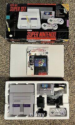 Super Nintendo System SNES Console Super Mario World Set Cleaned/Sanitized #2