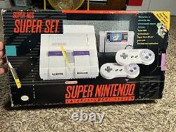 Super Nintendo System SNES Console Super Mario World Set Cleaned/Sanitized #2