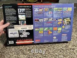 Super Nintendo System SNES Console Super Mario World Set Cleaned/Sanitized #2