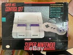 Super Nintendo System SNES Super Nes Control Set NIB New Unused In Box