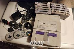 Super Nintendo System and Games- Everything Needed to Play (SNES)