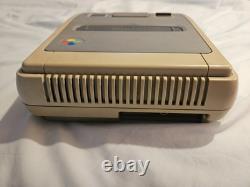 Super Nintendo console 4 Games Mario World Bomberman SNES Bundle