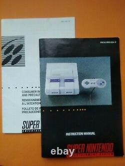 Super Nintendo console- NTSC American, BOXED, WORKS IN UK- READ DESCRIPTION