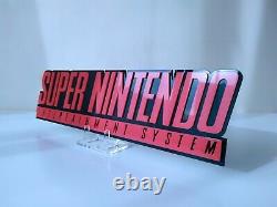 Super Nintendo decoration logo shelf display wall display gamer gift