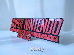 Super Nintendo decoration logo shelf display wall display gamer gift