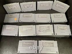 Super Nintendo games lot of 14 games, all tested-play great! Clean, sharp labels
