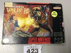 Super Nintendo (snes) Ntsc Super Valis Iv Boxed