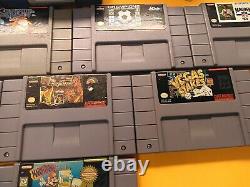 Super Nintendo system SNES with 12 games 2 controller Sports