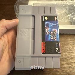 Super Nova (Super Nintendo SNES) Complete W Poster Authentic Super Clean