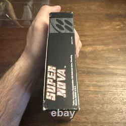 Super Nova (Super Nintendo SNES) Complete W Poster Authentic Super Clean