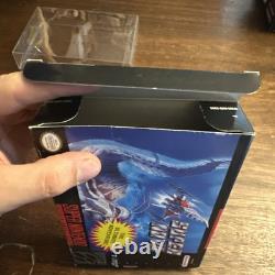 Super Nova (Super Nintendo SNES) Complete W Poster Authentic Super Clean