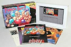 Super Punch-Out SNES Super Nintendo Complete CIB Authentic Good Condition! RARE