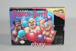 Super Punch-Out SNES Super Nintendo Complete CIB Authentic Good Condition! RARE