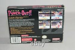 Super Punch-Out SNES Super Nintendo Complete CIB Authentic Good Condition! RARE