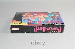 Super Punch-Out SNES Super Nintendo Complete CIB Authentic Good Condition! RARE