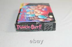 Super Punch-Out SNES Super Nintendo Complete CIB Authentic Good Condition! RARE