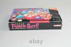 Super Punch-Out SNES Super Nintendo Complete CIB Authentic Good Condition! RARE