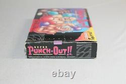 Super Punch-Out SNES Super Nintendo Complete CIB Authentic Good Condition! RARE