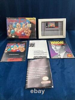 Super Punch Out SNES Super Nintendo Complete CIB Very Good Condition