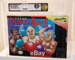Super Punch-Out VGA 85+ Gold Super Nintendo SNES New Factory Sealed Rare