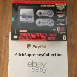 Super SNES Classic Edition Mini Nintendo M0DD3D with 250 GAMES! Free Shipping