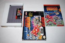 Super Smash TV Super Nintendo SNES Video Game Complete in Box