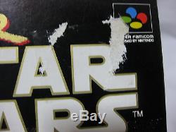 Super Star Wars Boxed Nintendo Super Famicom SNES Japan Video Games