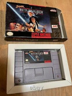 Super Star Wars Empire Strikes Back Return Jedi Super Nintendo SNES Boxed Box
