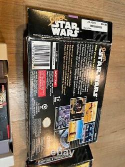 Super Star Wars Empire Strikes Back Return Jedi Super Nintendo SNES Boxed Box