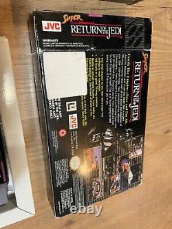 Super Star Wars Empire Strikes Back Return Jedi Super Nintendo SNES Boxed Box