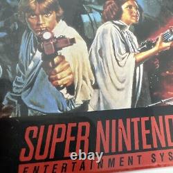 Super Star Wars Nintendo SNES 1992 New Factory SEALED Clean Mint? HANGTAB